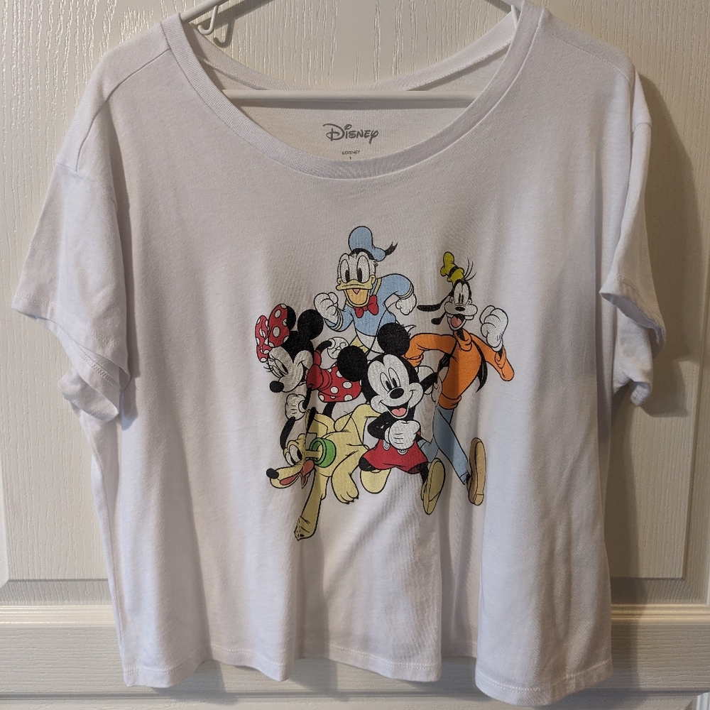 Torrid Disney crop Mickey & Friends shirt